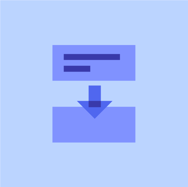 Icon for the presentation outline template tool