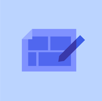 Icon of a storyboard canvas