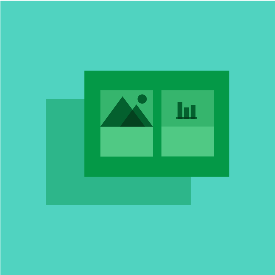 Icon of a storyboard canvas